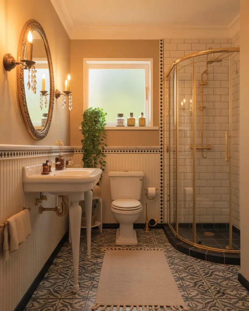 beautiful small cottage bathroom Ideas 