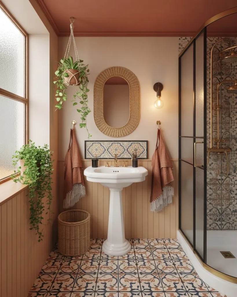 beautiful small cottage bathroom Ideas 