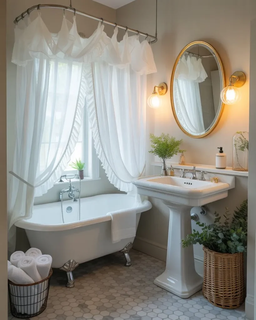 beautiful small cottage bathroom Ideas 