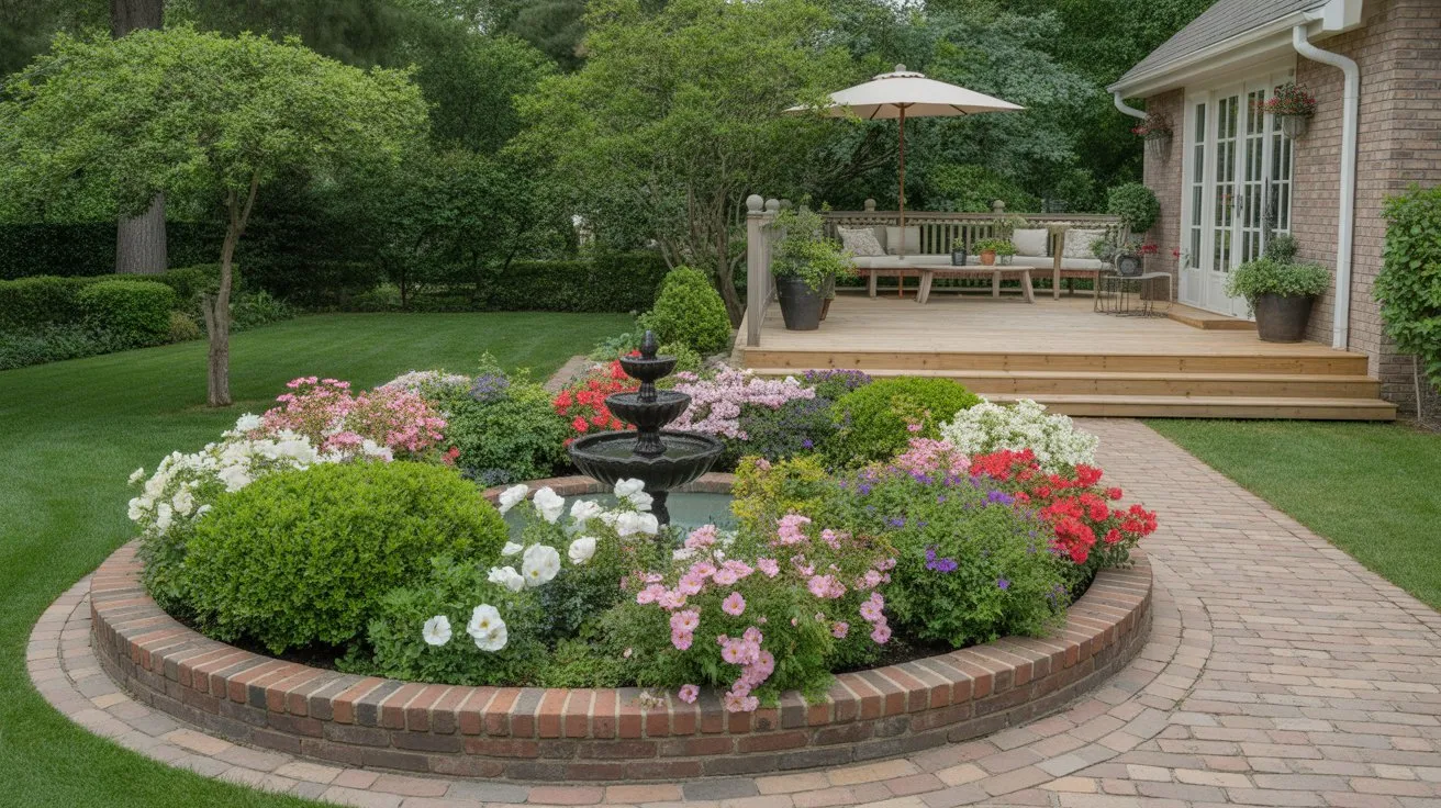 Small Garden With Brick Edging| 15 Real Designs That Actually Look Amazing